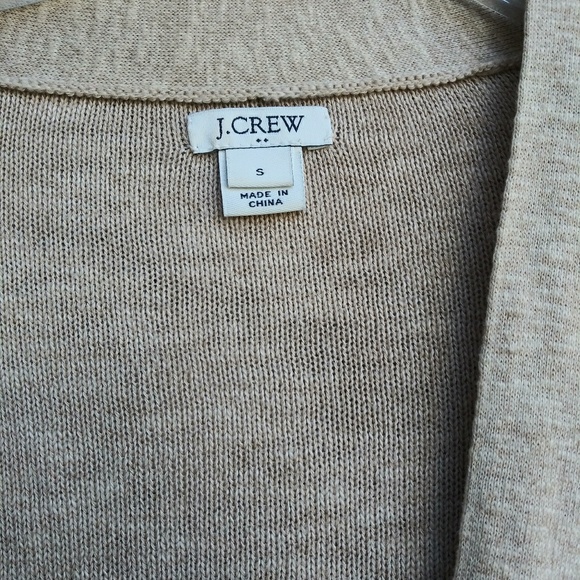 J.Crew bell sleeves cream cardigan size small - Picture 3 of 4